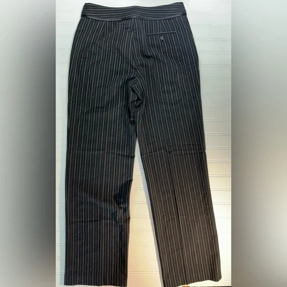 Nine West Women's Size 8 Black & White Pinstripe Pants W-32" Excellent Cond. - Picture 2 of 6